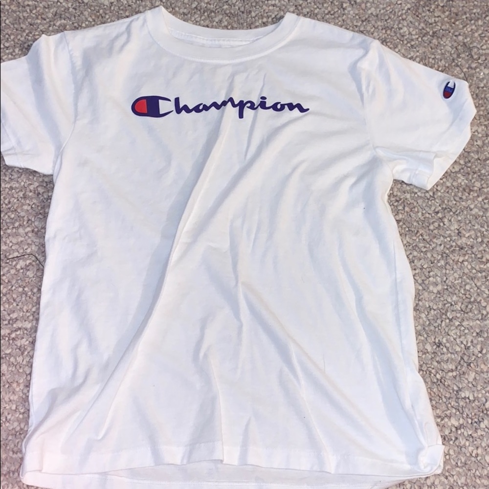 white champion shirt